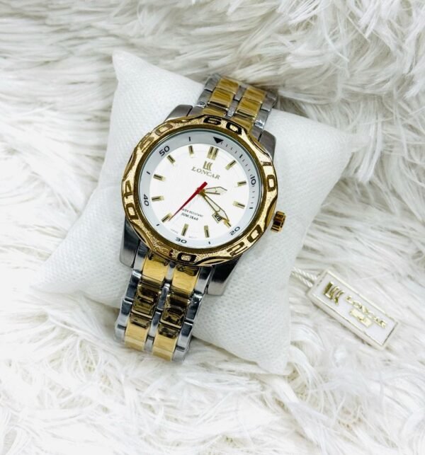 Montre Loncar Ronde Gris Or - stylée et sophistication